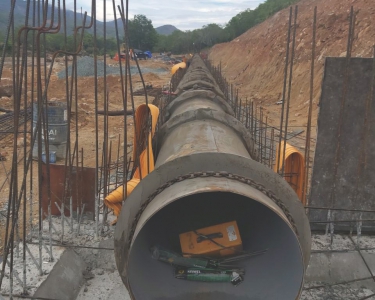 CT Kiền Kiền - Thi Công lắp đặt đường ống, Cống lấy nước Lợi Hải, Hồ chứa nước Kiền Kiền