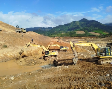 Công trình Sơn Trung - Hình ảnh thi công 