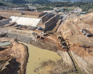 Công trình Sơn Trung - Hình ảnh nhìn từ trên cao 1